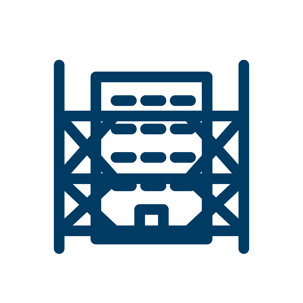 Commercial scaffolding icon