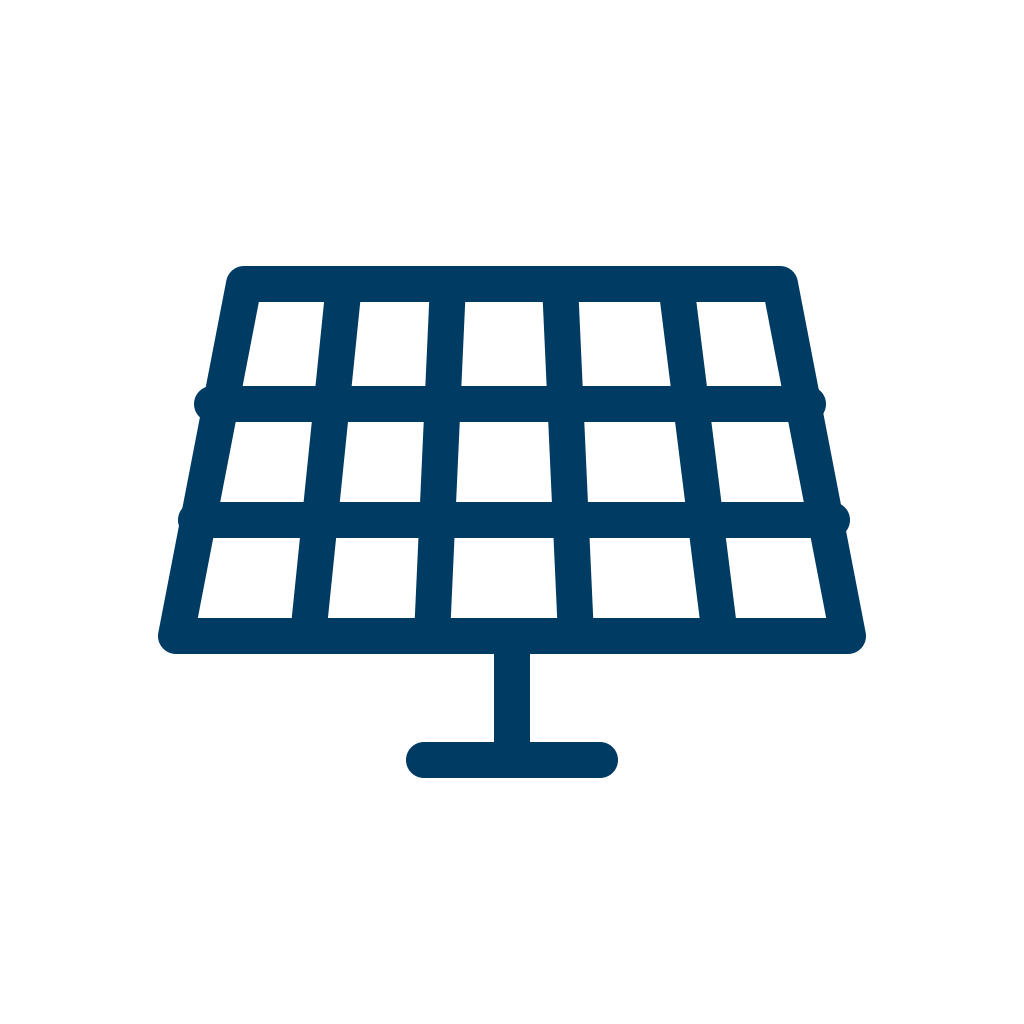 Solar installation access icon